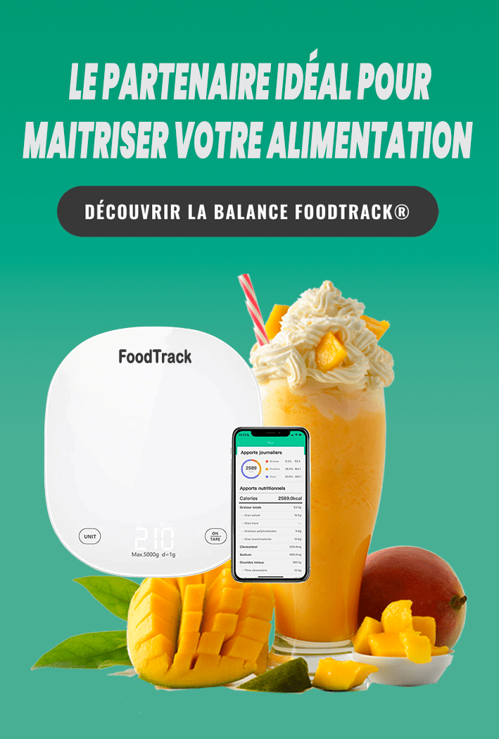 Balance nutritionnelle connectée - FoodTrack®